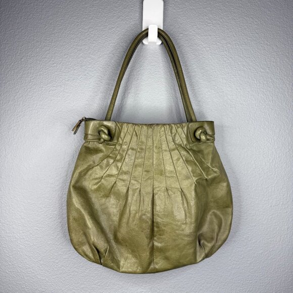 HOBO Green Leather Shoulder Bag - Picture 5 of 8